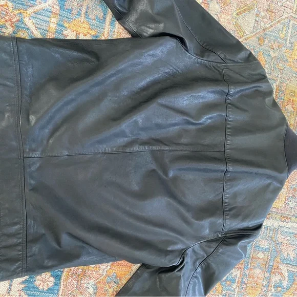 All Saints Leather Coat